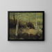Primavera en el bosque de Fontainebleau - Robert Henri — cuadro enmarcado en la pared