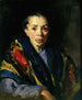 El viejo modelo de la vieja mujer española - Robert Henri — vista de la obra