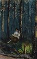 El lector en el bosque - Robert Henri — vista de la obra