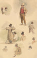 A woodcutter and other studies - Robert Hills — artwork view