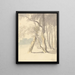 Study of Woods - Robert Hills — framed artwork on a wall