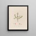 Anagallis arvensis ou verre de vieux homme - Robert John Thornton — cuadro enmarcado en la pared