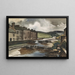 Village of Yorkshire, England - Robert Kirkland Jamieson — framed artwork on a wall