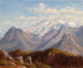 Vista del Schafberg sobre Dachstein - Robert Kummer — vista de la obra