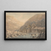 Quai de Lynmouth - Robert Marris — cuadro enmarcado en la pared
