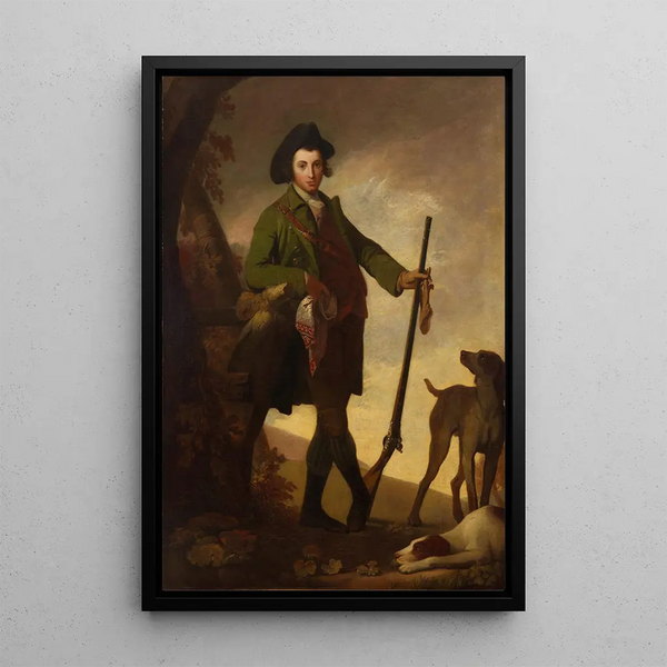El joven deportista - Robert Pine — cuadro enmarcado en la pared