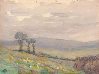Robert Polhill Bevan - Landscape with Three Trees.webp