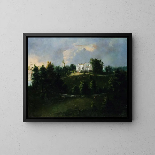 Mont Healthy, Ohio - Robert S. Duncanson — cuadro enmarcado en la pared