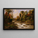 Saint Anne, Eastern Canada, 1863 - Robert S. Duncanson — framed artwork on a wall