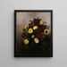Nature morte aux roses - Robert S. Duncanson — framed artwork on a wall