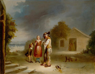 El destino de los borrachos - Robert S. Duncanson — vista de la obra