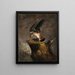 The vulture and its prey - Robert S. Duncanson — framed artwork on a wall