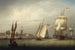 Puerto de Boston - Robert Salmon — vista de la obra