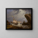 Bac - Robert Salmon — framed artwork on a wall