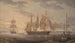 Navíos en el puerto - Robert Salmon — vista de la obra