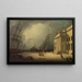The Customs House at Greenock, Scotland - Robert Salmon — framed artwork on a wall
