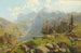 the Lake Murgsee in Switzerland Glaris - Robert Schultze — artwork view