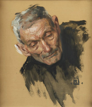 Robert Seuffert - Kopf eines Mannes lstudie.webp