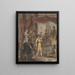 Estudio de una escena de banquete romano - Robert Smirke — cuadro enmarcado en la pared