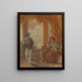 Viola y Olivia - Robert Smirke — cuadro enmarcado en la pared