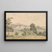 Llanerchydol Hall, Gales - Robert Streatfeild — cuadro enmarcado en la pared