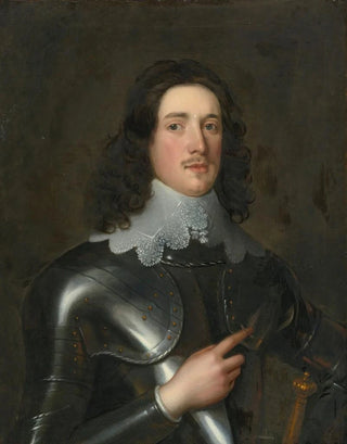 Robert Walker - Portrait of a young man in armor with a lace collar.webp