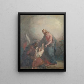 Robert Wilhelm Ekman - Garibaldi Leads Italy To The Blessing Of Christ.webp