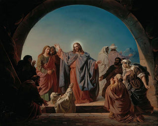 Jesús despierta a Lázaro - Robert Wilhelm Ekman — vista de la obra