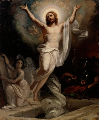Robert Wilhelm Ekman - Resurrection Of Christ Sketch Of The Altarpiece Of The PresentDay Central Pori Church.webp