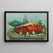 Lobster and celery eggs painting - Robert Wilkie — framed artwork on a wall