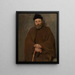 Portrait Painting of Arthur Joseph Heseltine - Robert William Vonnoh — framed artwork on a wall