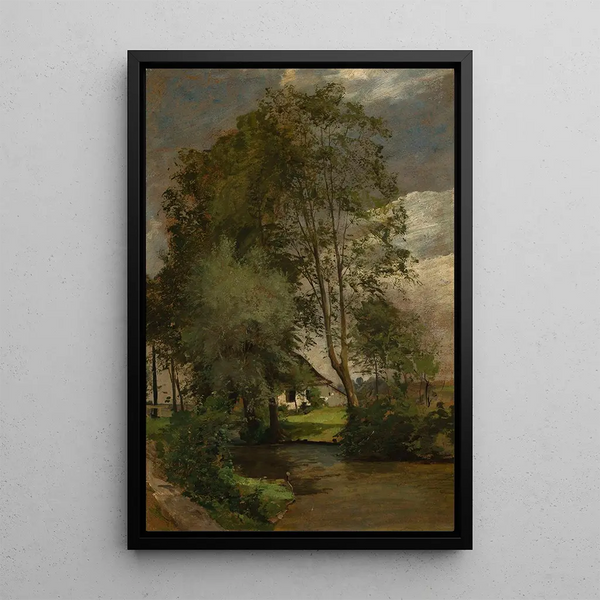 Paisaje de campo - Robert Lewinski — cuadro enmarcado en la pared