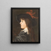 Retrato de una dama - Roberto Fontana — cuadro enmarcado en la pared
