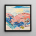 Rochers rouges - Edvard Munch — cuadro enmarcado en la pared
