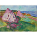 Reproducción del cuadro Rochers rouges près d'Åsgårdstrand - Edvard Munch