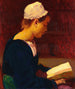 Hija bretona leyendo - Roderic O'Conor — vista de la obra