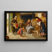The Little Marionette Player - Rodolfo Agresti — framed artwork on a wall