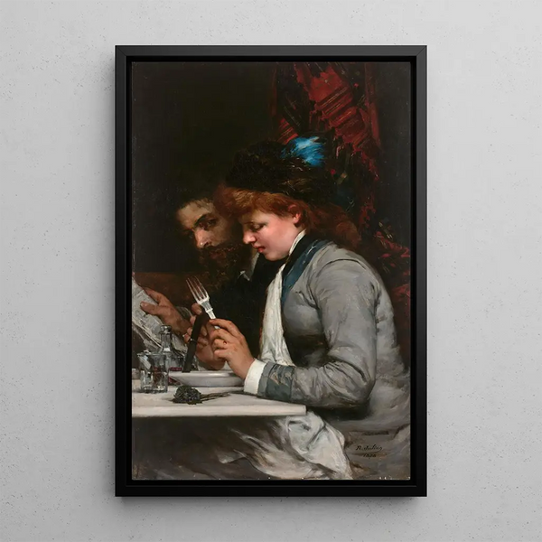 Chez Duval - Rodolphe Julian — cuadro enmarcado en la pared