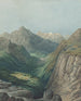 Un valle alpino - Rodolphe Léon Berthoud — vista de la obra