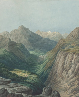 Rodolphe Leon Berthoud - An Alpine Valley.webp