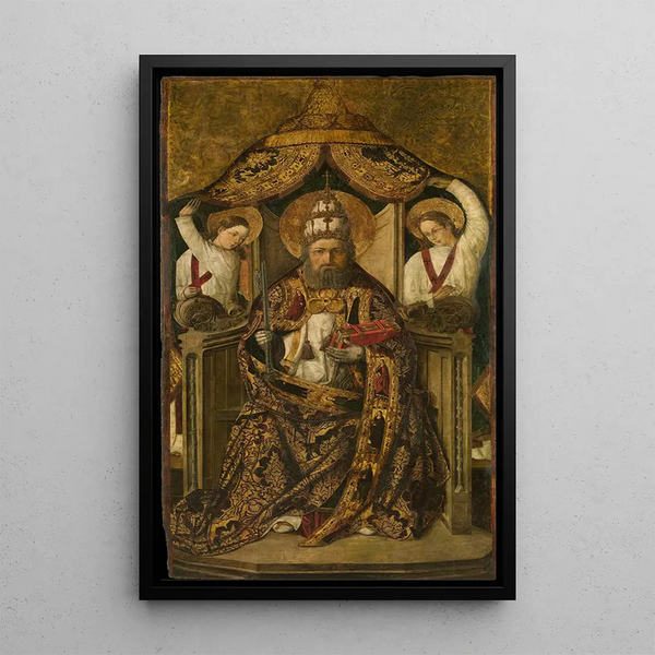 San Pedro en Majestad - Rodrigo de Osona — cuadro enmarcado en la pared