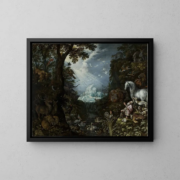 L'Arche de Noé - Roelant Savery — cuadro enmarcado en la pared