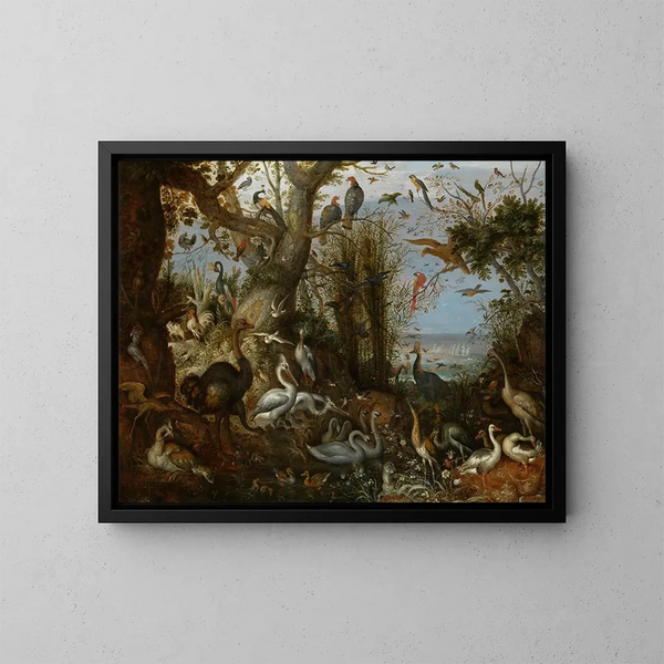 de aves de corral - Roelant Savery — cuadro enmarcado en la pared