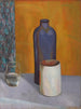 Nature morte à la bouteille bleue - Roger Fry — vista de la obra