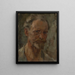 Autorretrato - Roland Maser — cuadro enmarcado en la pared