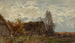 Paisaje de campo con una granja - Roman Kazimierz Kochanowski — vista de la obra