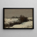 Paisaje de Invierno con un Arroyo - Roman Kazimierz Kochanowski — cuadro enmarcado en la pared