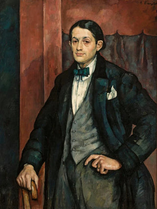 Roman Kramsztyk - Portrait of sculptor Henryk Kuna.webp