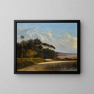 Roman School - A view of the Roman Campagna with the Claudio aqueduct.webp