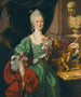 Retrato de una mujer noble - Escuela de Roma — vista de la obra